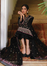Qline By Qalamkar Embroidered Linen Unstitched 3 Piece Suit - 15